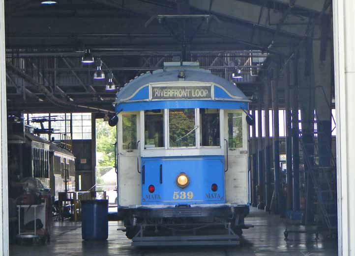 MATA Melbourne Class W2 tram 539
